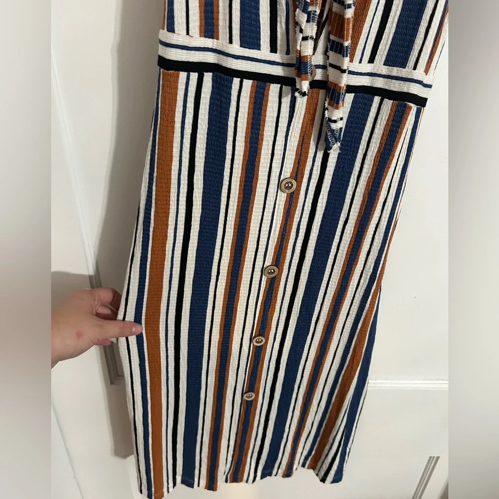 Love Tree Multicolor Striped Midi Dress - Picture 4 of 6